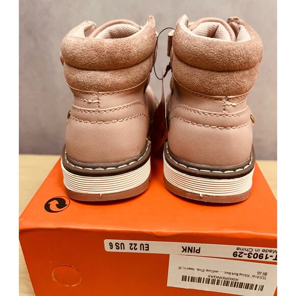 TZJS Kids Hiking Boots for Girls Waterproof Outdoor with Hook & Loop Size 6 - Picture 6 of 10